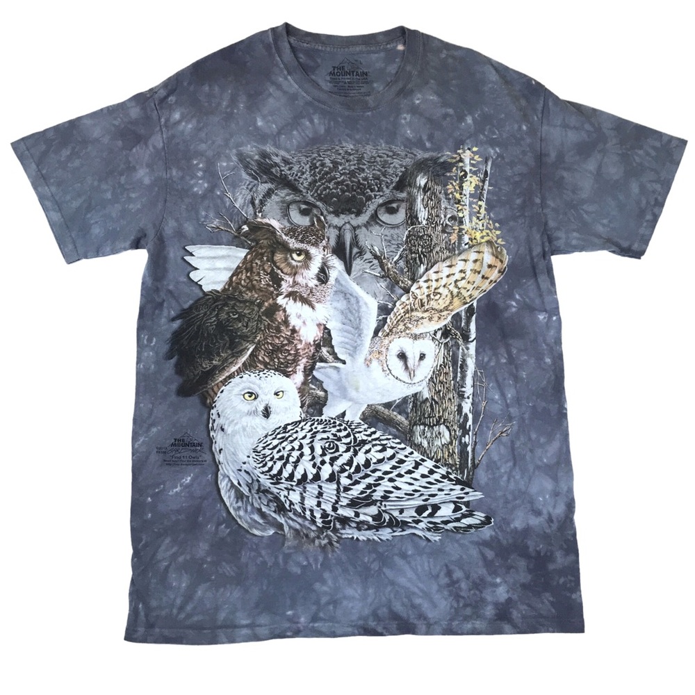 The Mountain FIND 11 OWLS Tye Dye🦉 T-shir